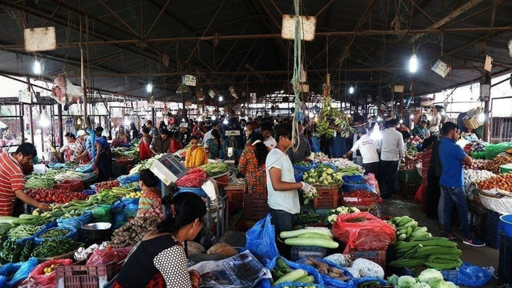 काेराेना कहर : कालीमाटी तरकारी बजार बन्द 